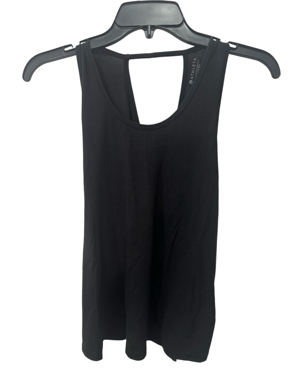 Athleta Black Open-Back Tank Top women’s size S